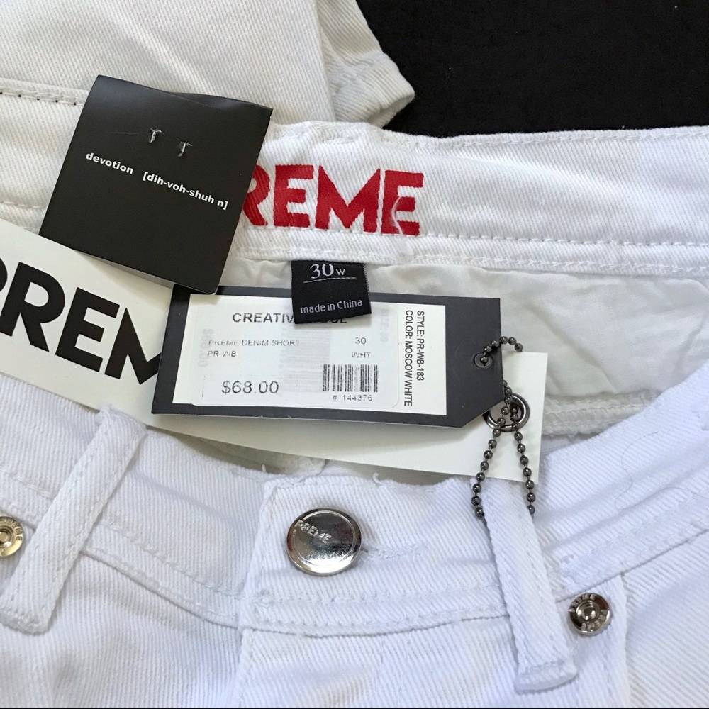 Preme NWT Distressed Shorts for Men Size W30 - Picture 8 of 10